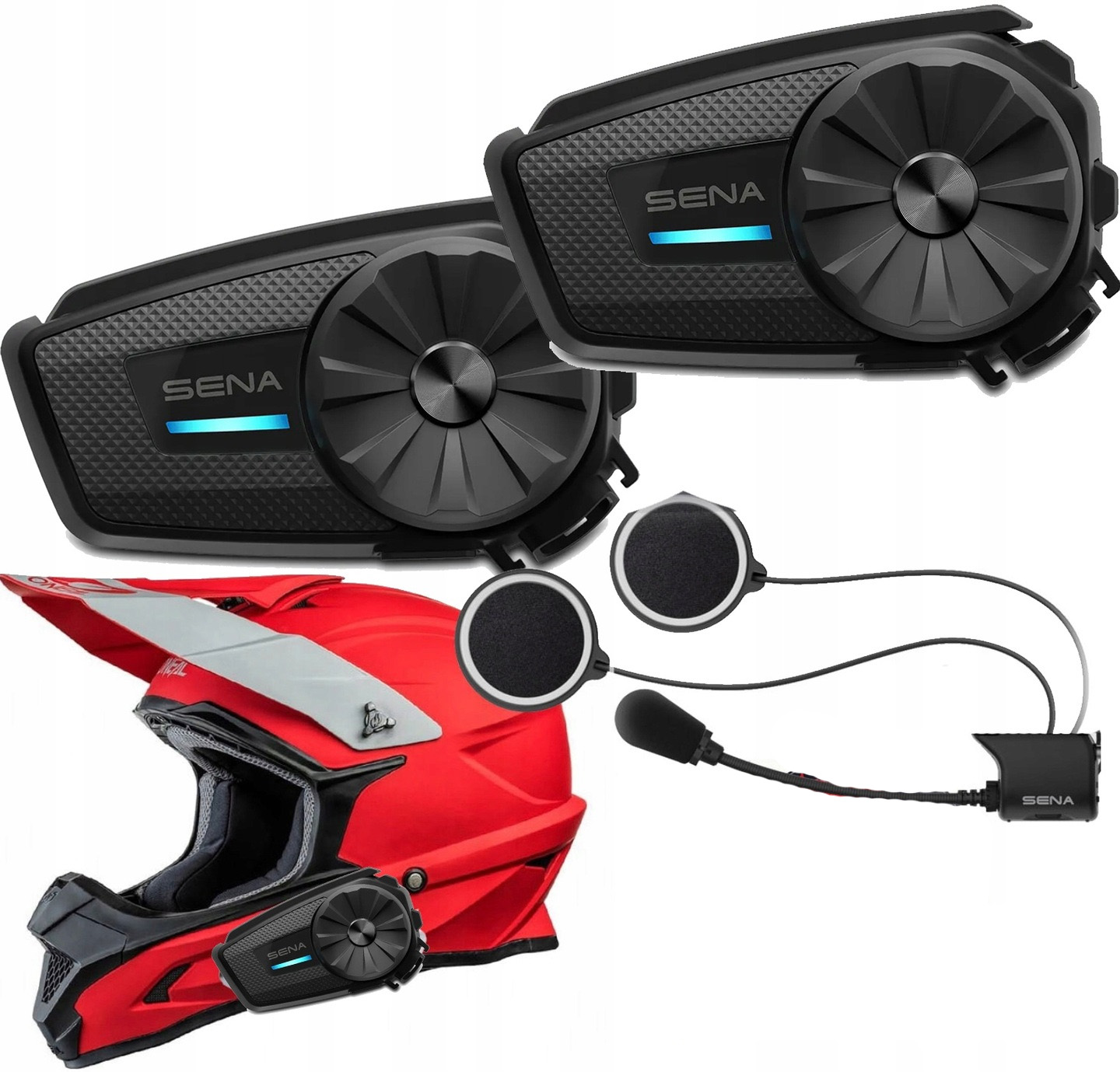 2x-SENA-INTERKOM-MOTOCYKLOWY-