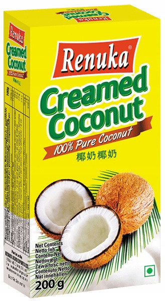 

Krem kokosowy w bloku, nierafinowany 200g Renuka