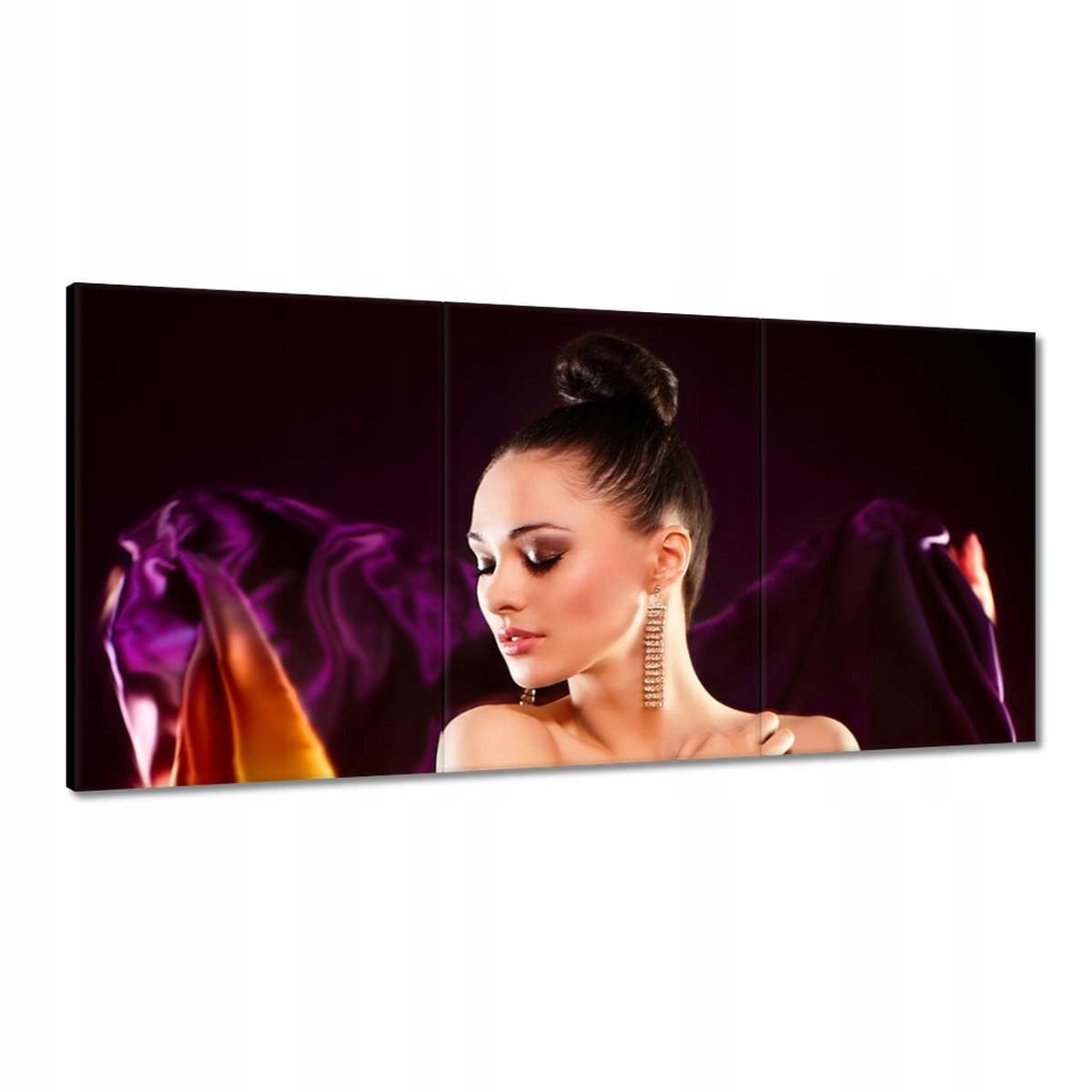Obrazy 180x90 Fialová dáma Laska Pani