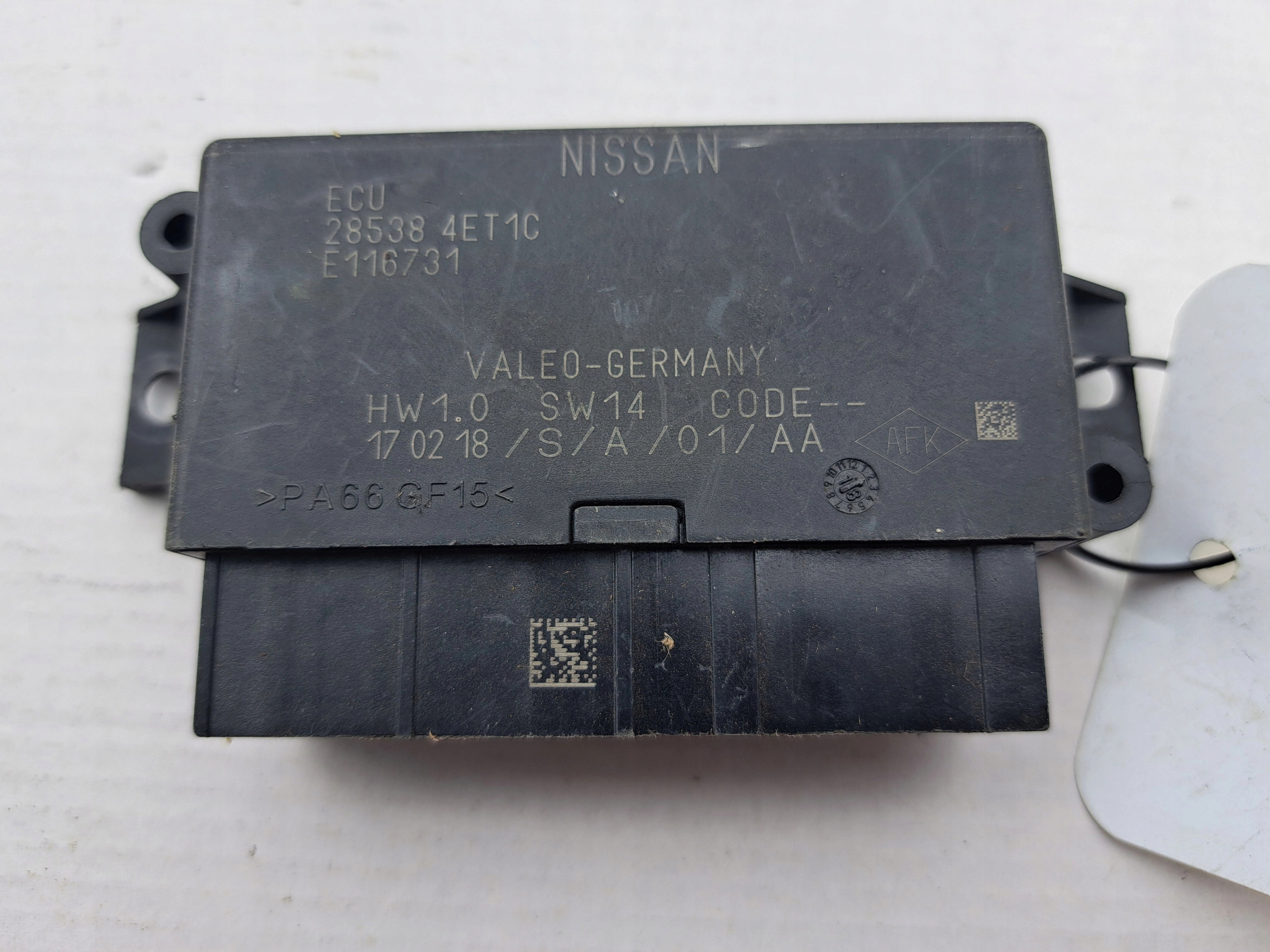 NISSAN computer ECU control unit E116731 285384ET1C
