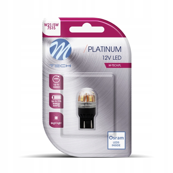 

M-Tech Osram Led Żarówka W21/5W T20 ----- Canbus