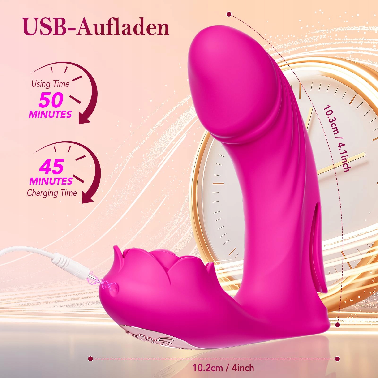 DLA KOBIET I PAR VIBRATOR ZESTAWY EROTYCZNE STYMULATOR KLITORIS 9 TRYBÓW — miniatura 6