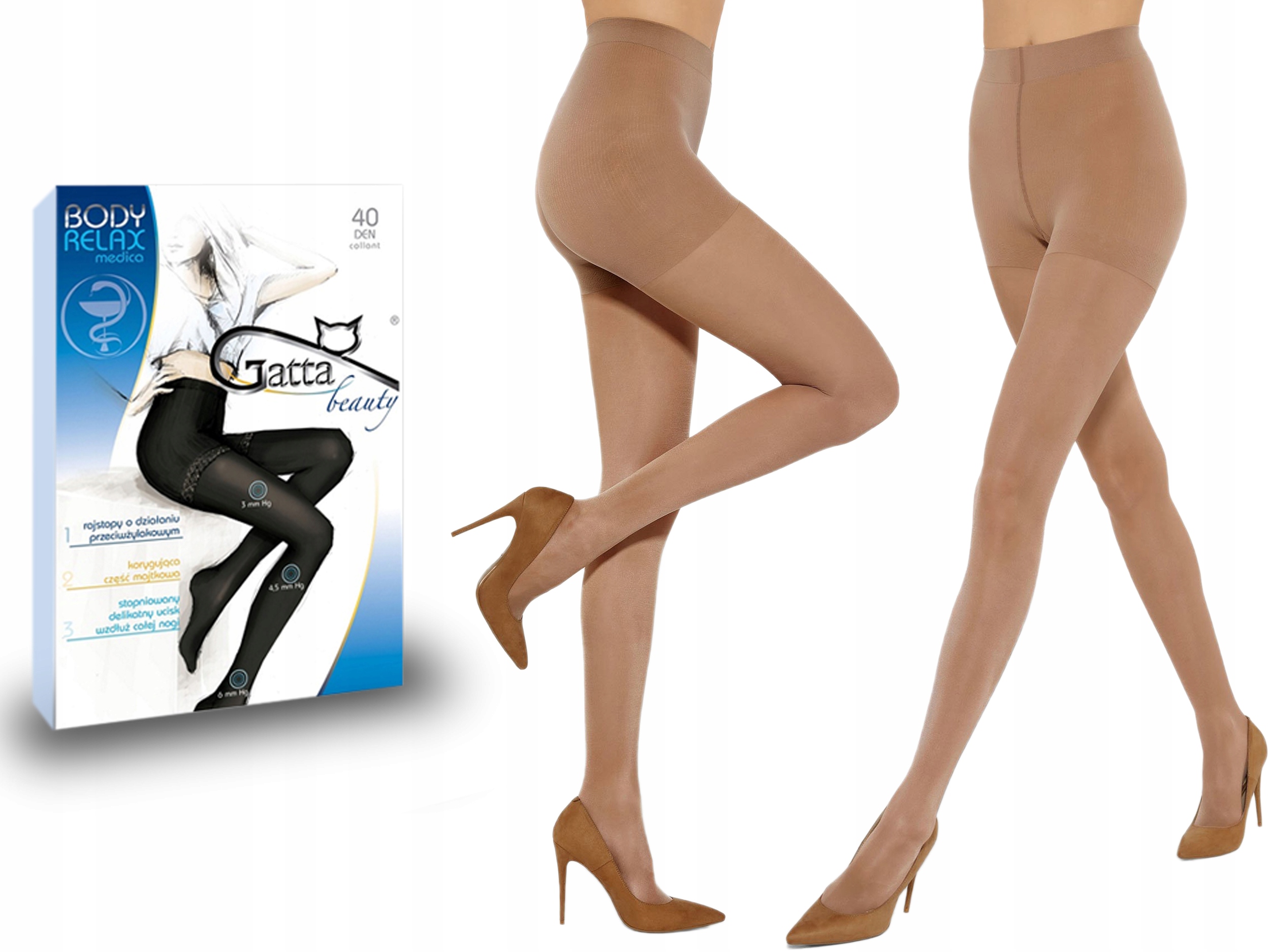 

Rajstopy Body Relax Medica Gatta, 40 den daino 2-S