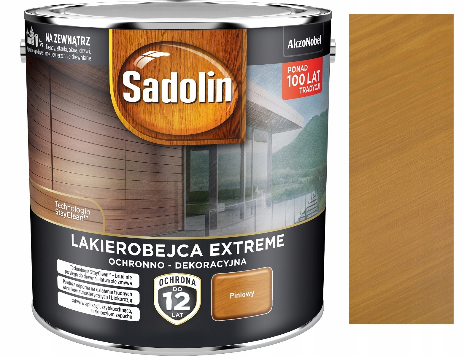 Sadolin Extreme Lakierobejca Do Drewna Piniowy 2,5L