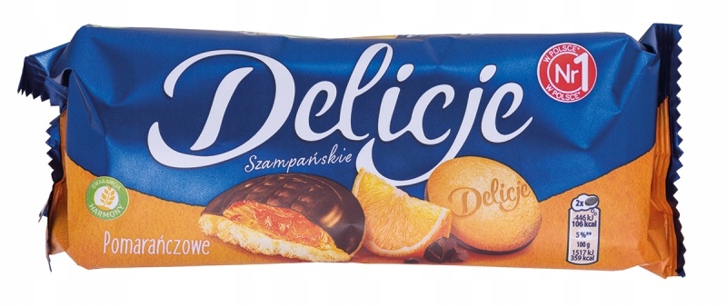 Ciastka Delicje Szampańskie 147 g 24szt