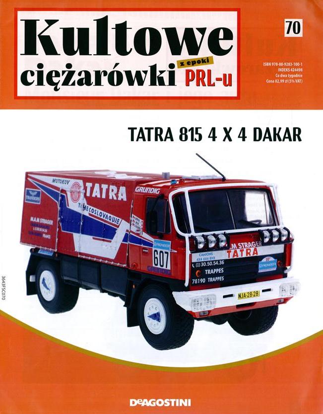 TATRA 815 4X4 DAKAR KULTOWE CIĘŻARÓWKI PRL nr 70