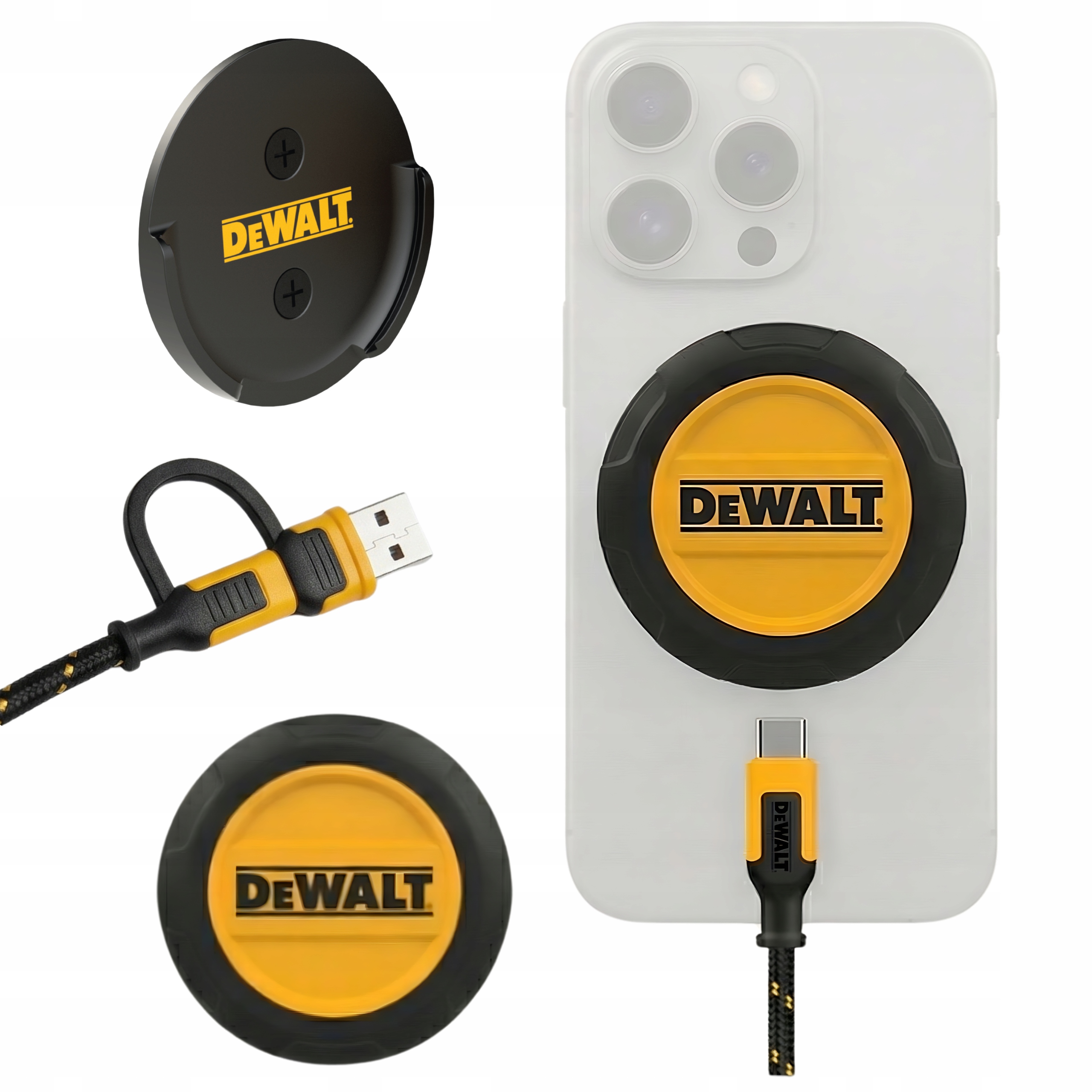 Dewalt Ladowarka Indukcyjna Magnetyczna 15W Usb C 1410006DWG