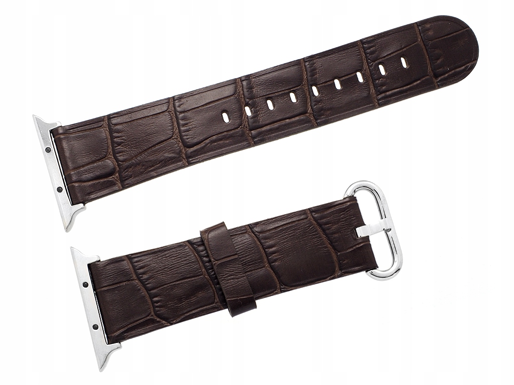 Pasek Apple Watch Morellato brąz skórzany 42 mm