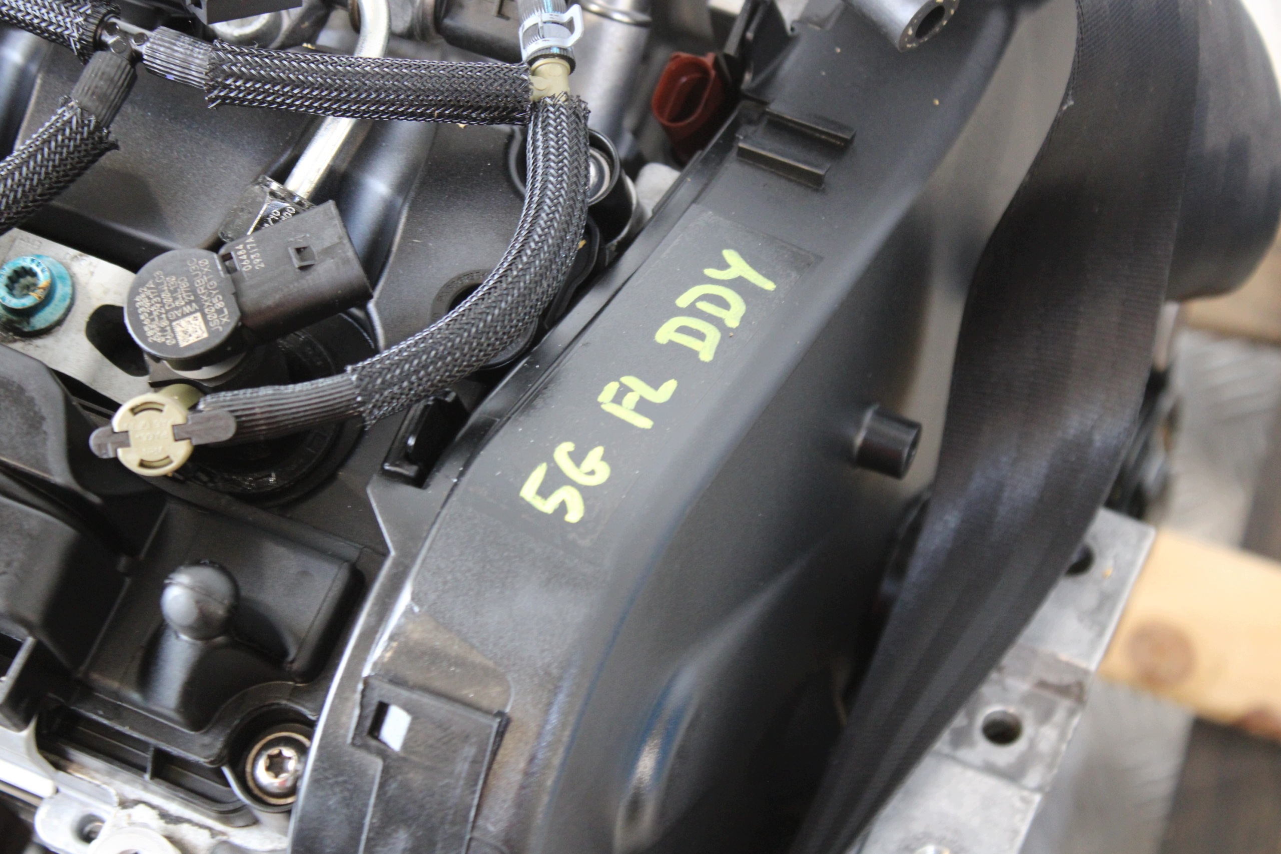 engine MOTOR complete DDY 1.6 TDI VW GOLF VII 7 5G0 LIFT