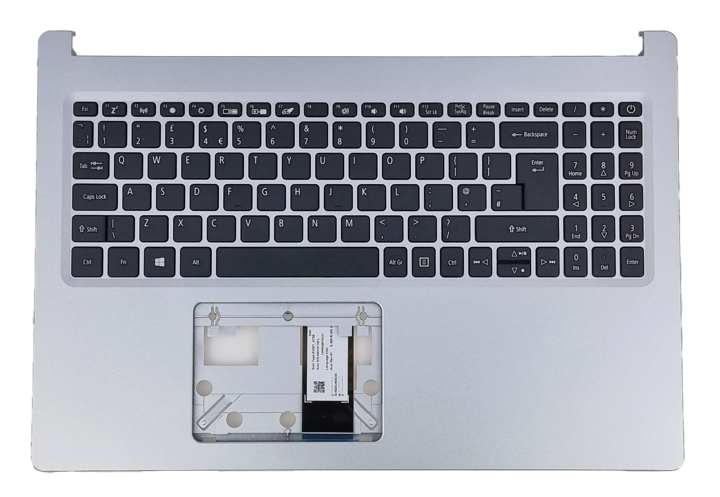 Nová Klávesnice Acer Aspire A515-54 A515-55 A315-55, Anglická