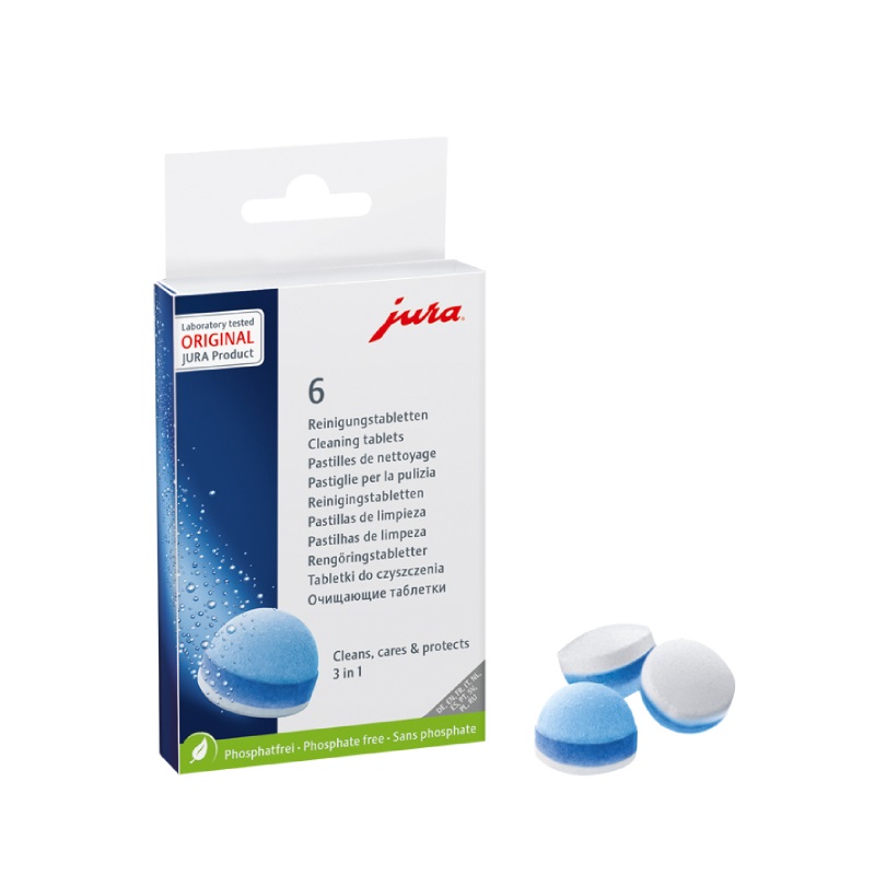 

Tabletki czyszczące Jura 6 sztuk