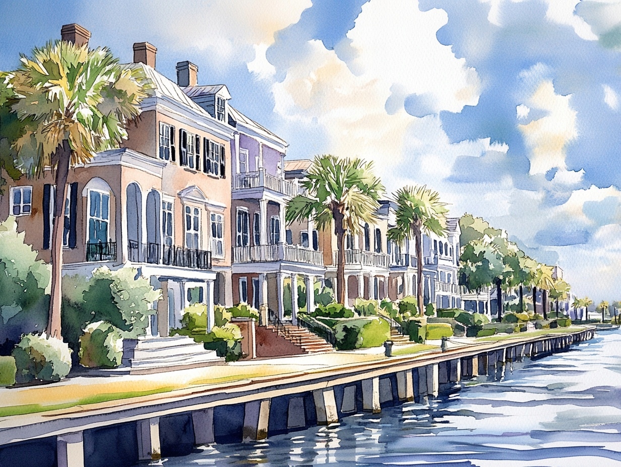 Obraz Na Plátně Canvas Architektura Kolonialismus Usa Město Pobřeží 100x75