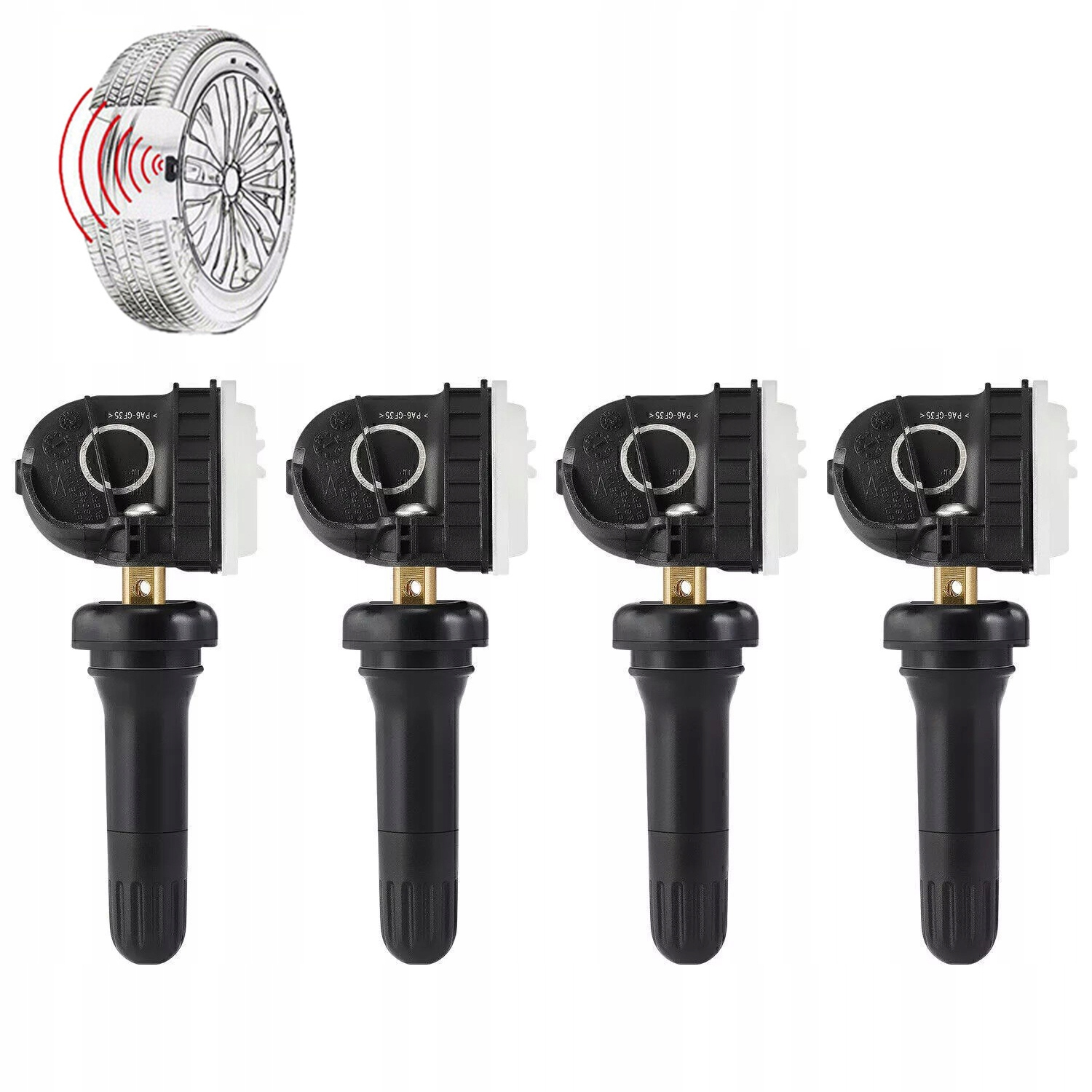 4X Snímač Tlaku Pneumatik Kol Tpms Opel Adam Astra J K Corsa D E Insignia A