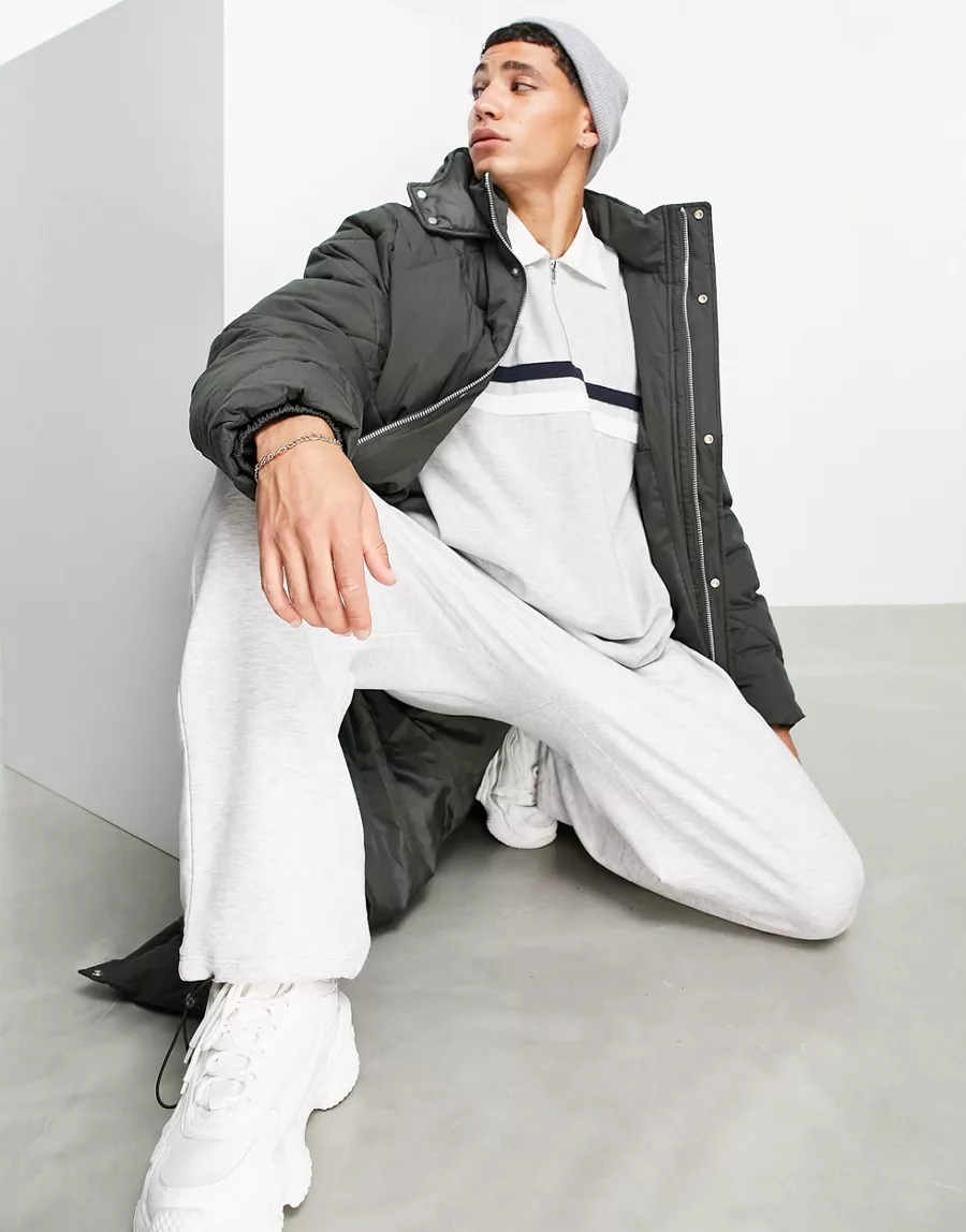 PŁASZCZ MĘSKI KHAKI PUCHOWY PIKOWANY KAPTUR M M4A Marka inna