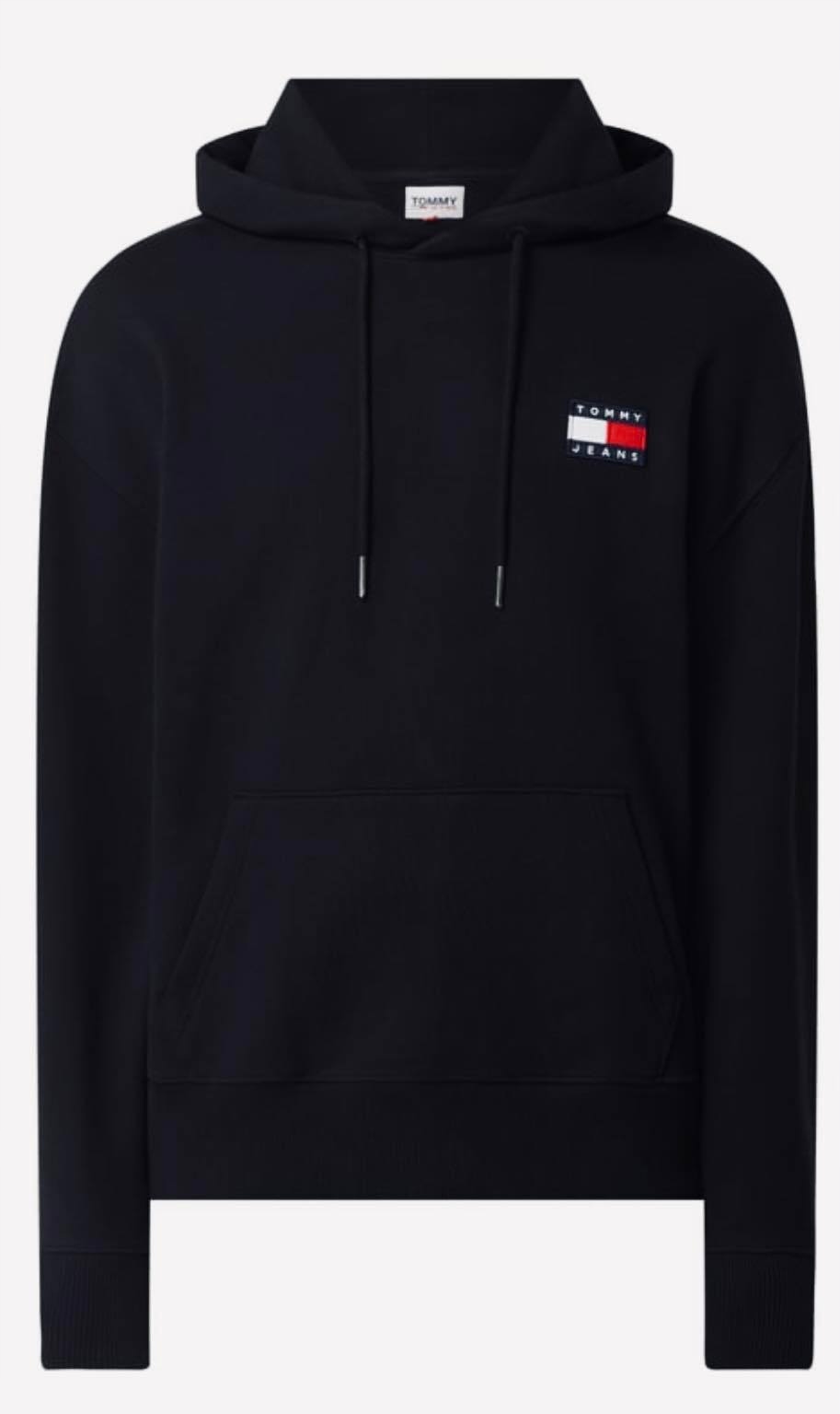 

Bluza Męska Tommy Hilfiger z kapturem czarny S