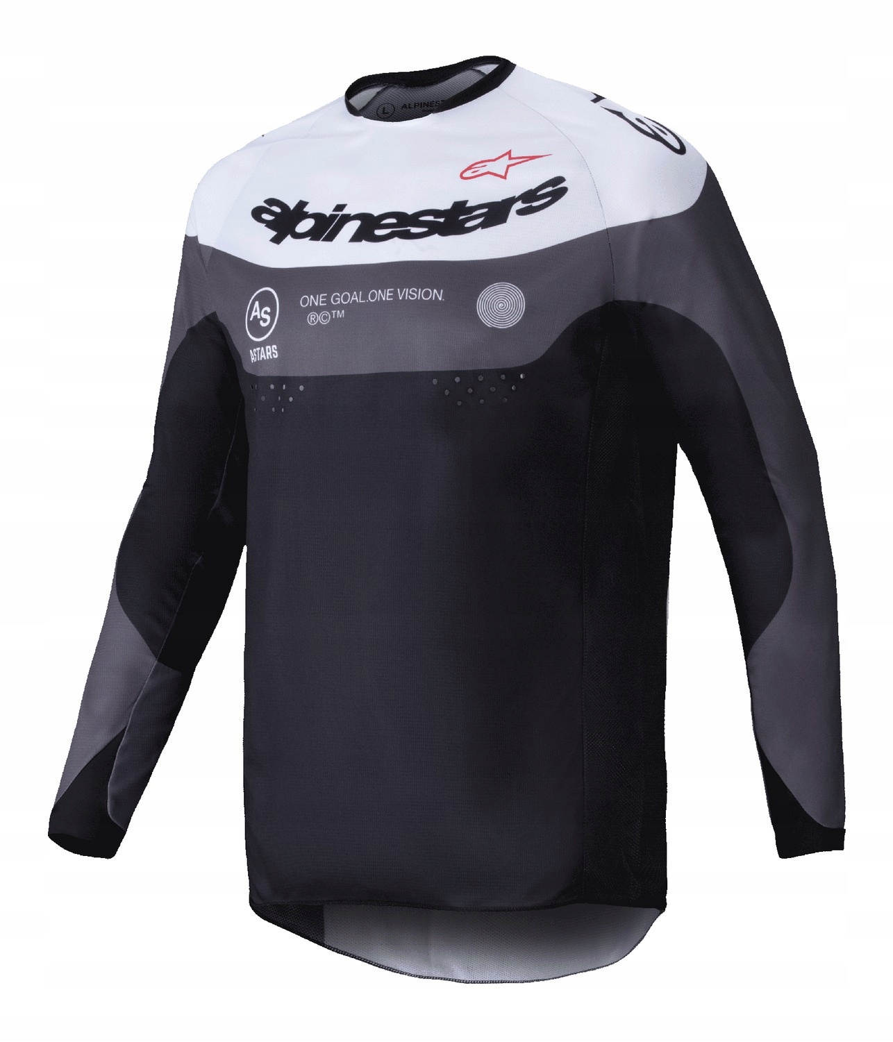 Spodnie i bluza dresowa PRO-DURA, ALPINESTARS (czarno-białe, rozmiar L)