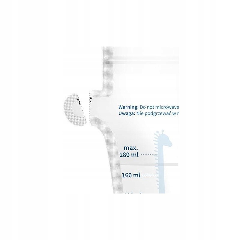 BABYONO Woreczki do przechowywania pokarmu 180ml 30szt Liczba sztuk w opakowaniu 30 szt.