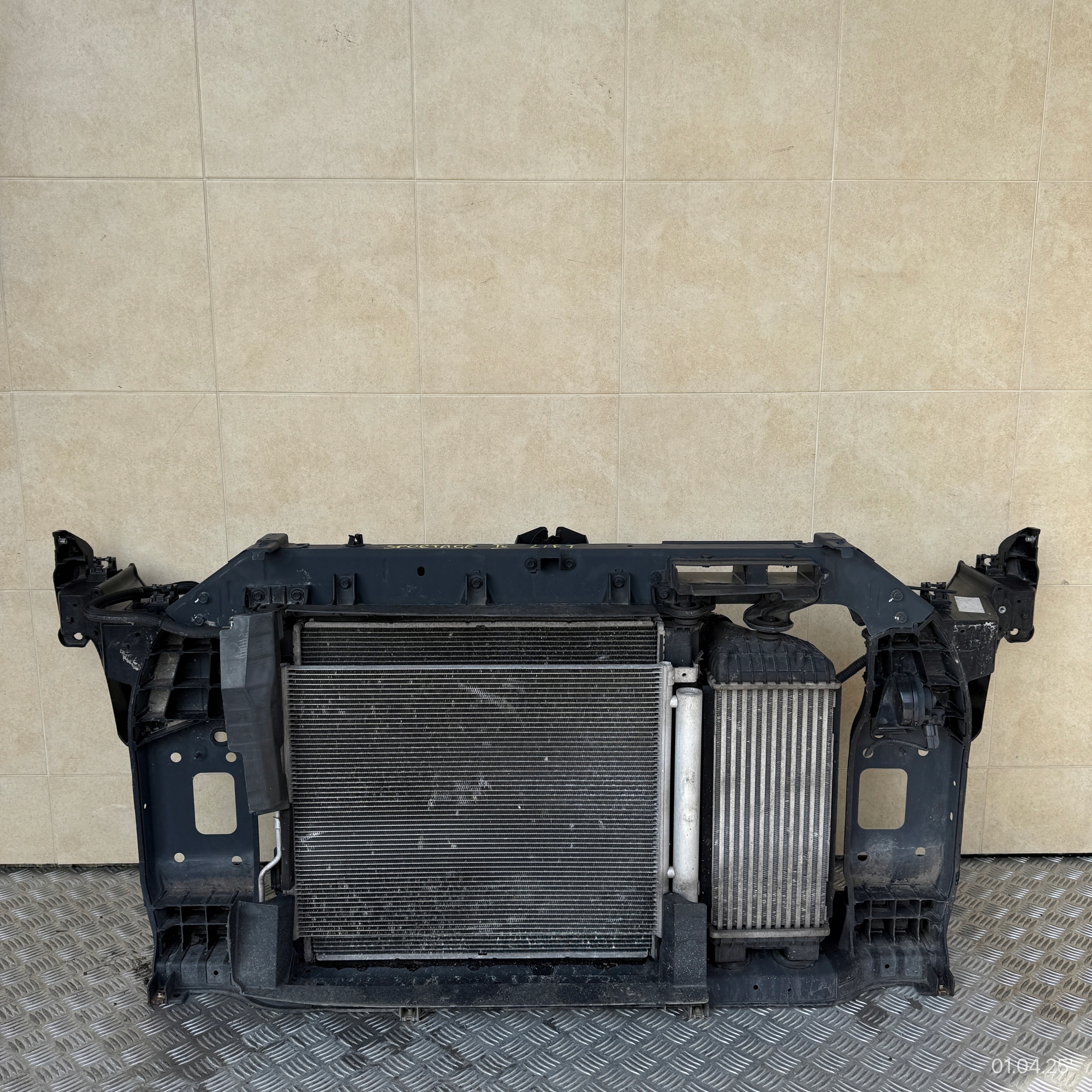 support panel for radiators complete KIA SPORTAGE IV LIFT GT LINE 1.6 CRDI