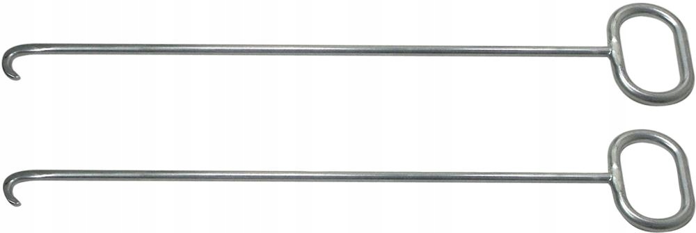 Hák pro poklopy ostře zakončený 800 mm U háky