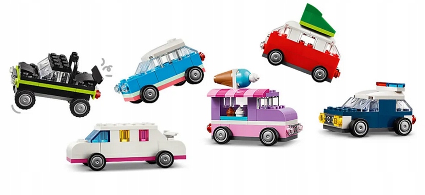 LEGO 11036 CLASSIC KREATYWNE POJAZDY Wiek dziecka 5 lat +