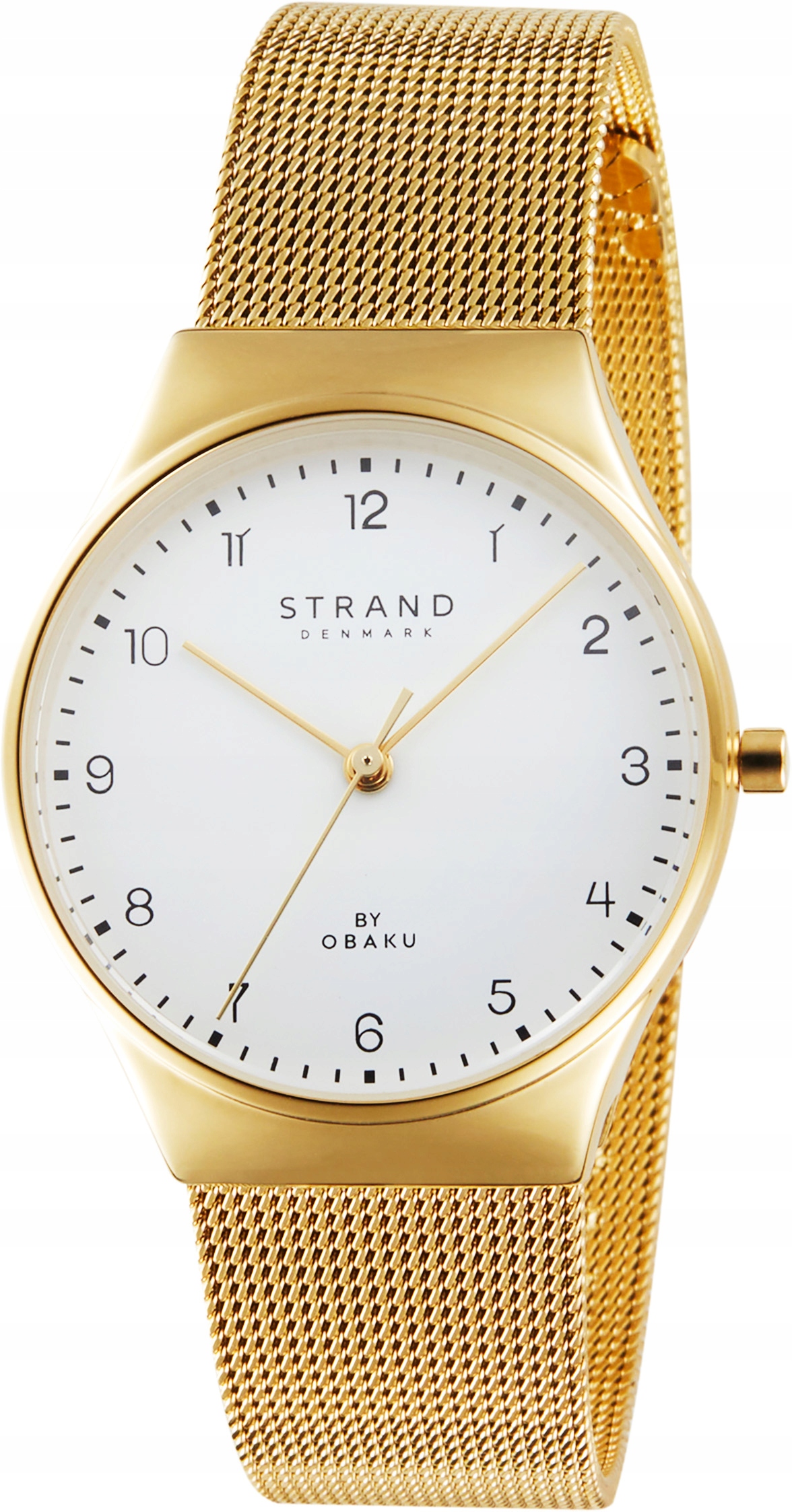 Nové Originální dámské hodinky Strand by Obaku S717LXGWMG-DG zlaté, krabička