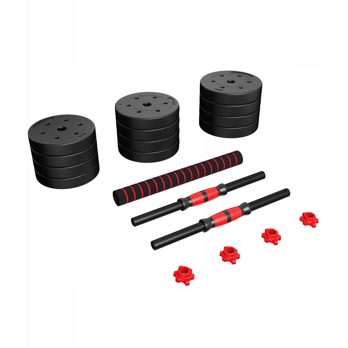 Zestaw Hantli Bitumicznych regulowane SZTANGA Athler 20 KG 3w1 Marka inna