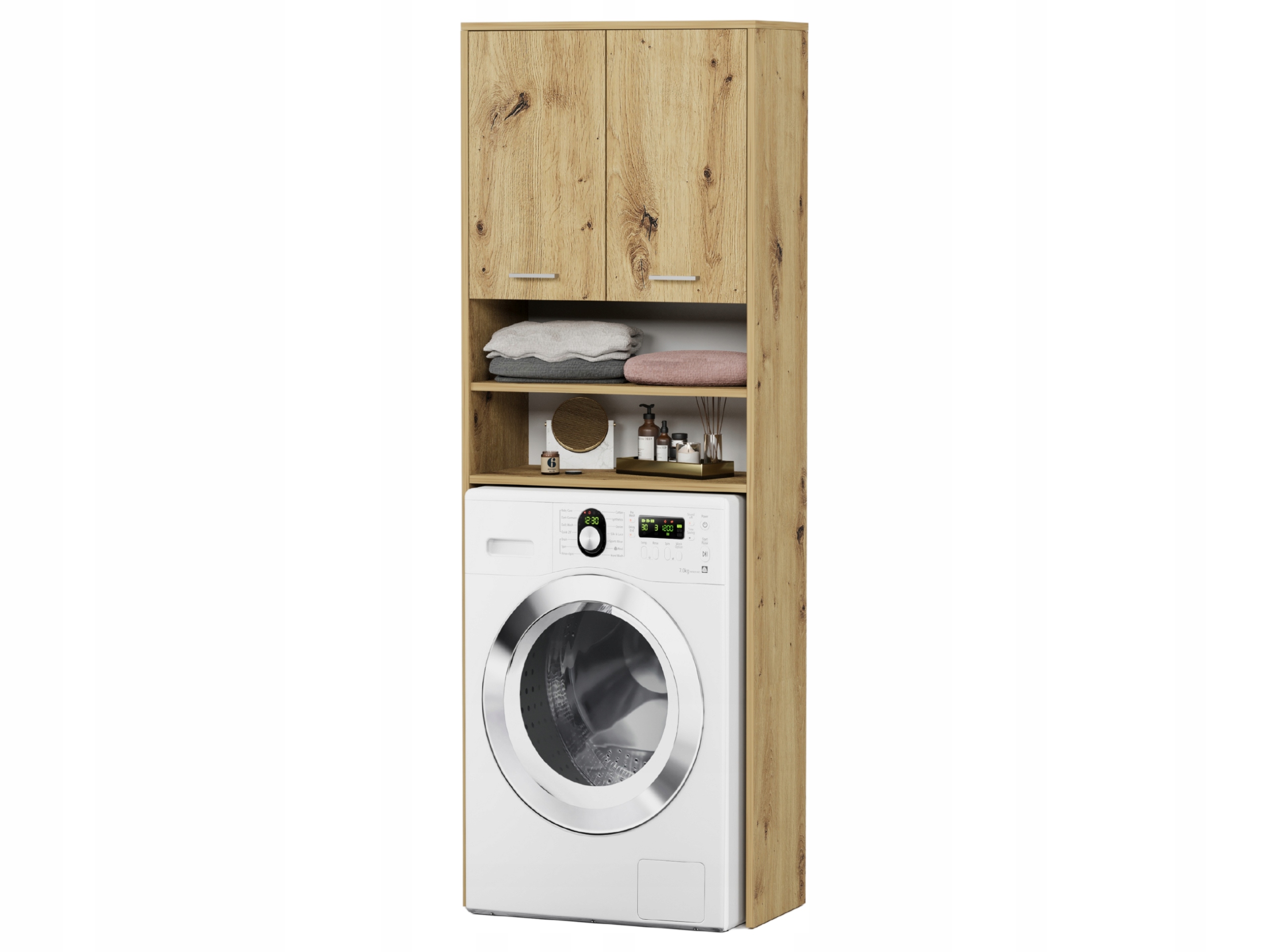 Regał łazienkowy na pralkę 180x64x30 półki wysoki L-64 ARTISAN