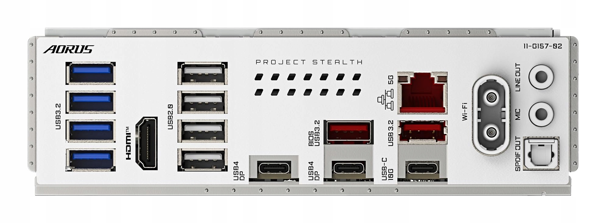 GIGABYTE X870 AORUS Stealth Ice Płyta Główna Ryzen 9000 WiFi 7 USB 4 — miniatura 6