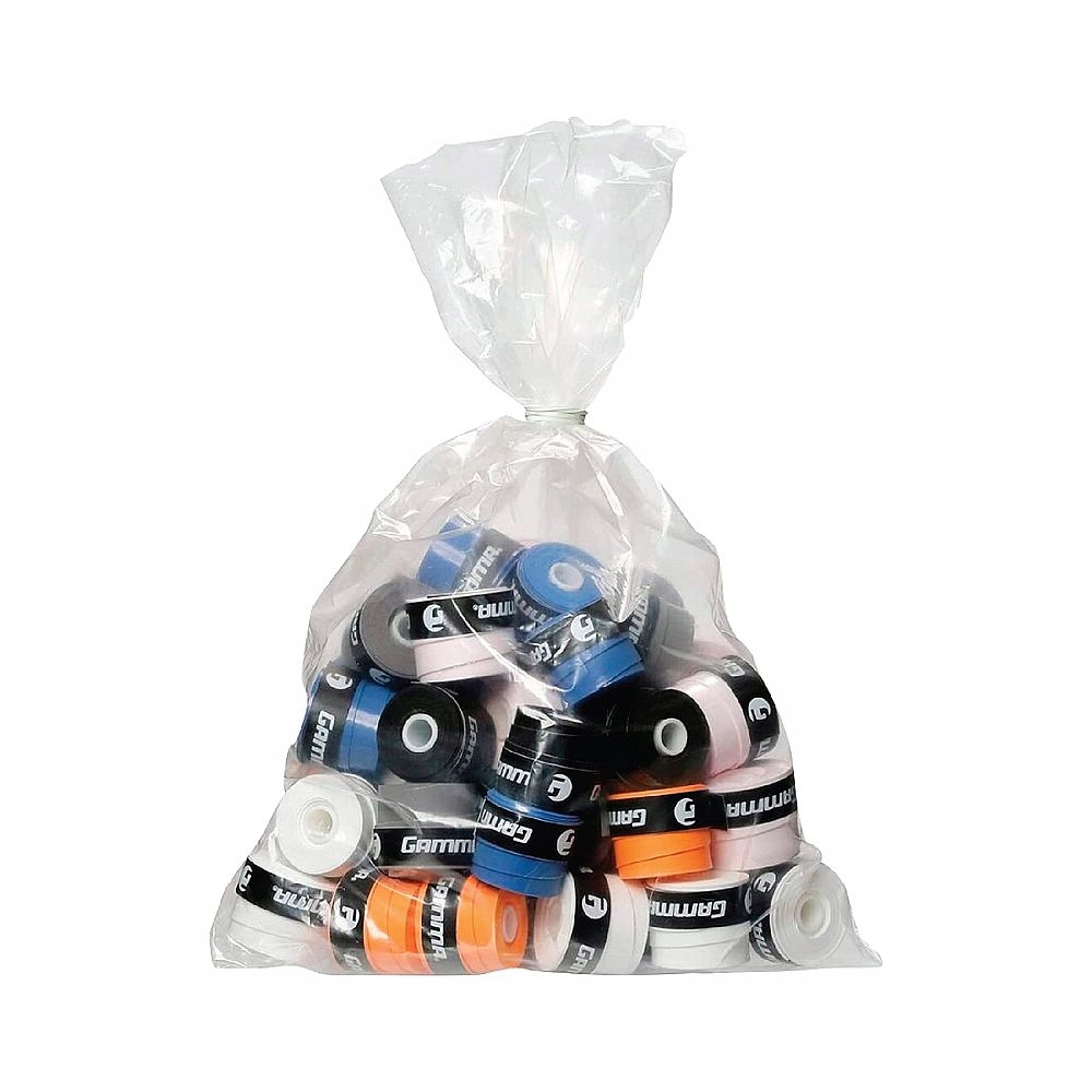 Vrchní obaly Gamma Supreme Overgrip Barevné 0,60 mm 60 ks