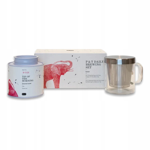 Paper & Tea Daily Brew Set Black Organic Zestaw zaparzacz herbata