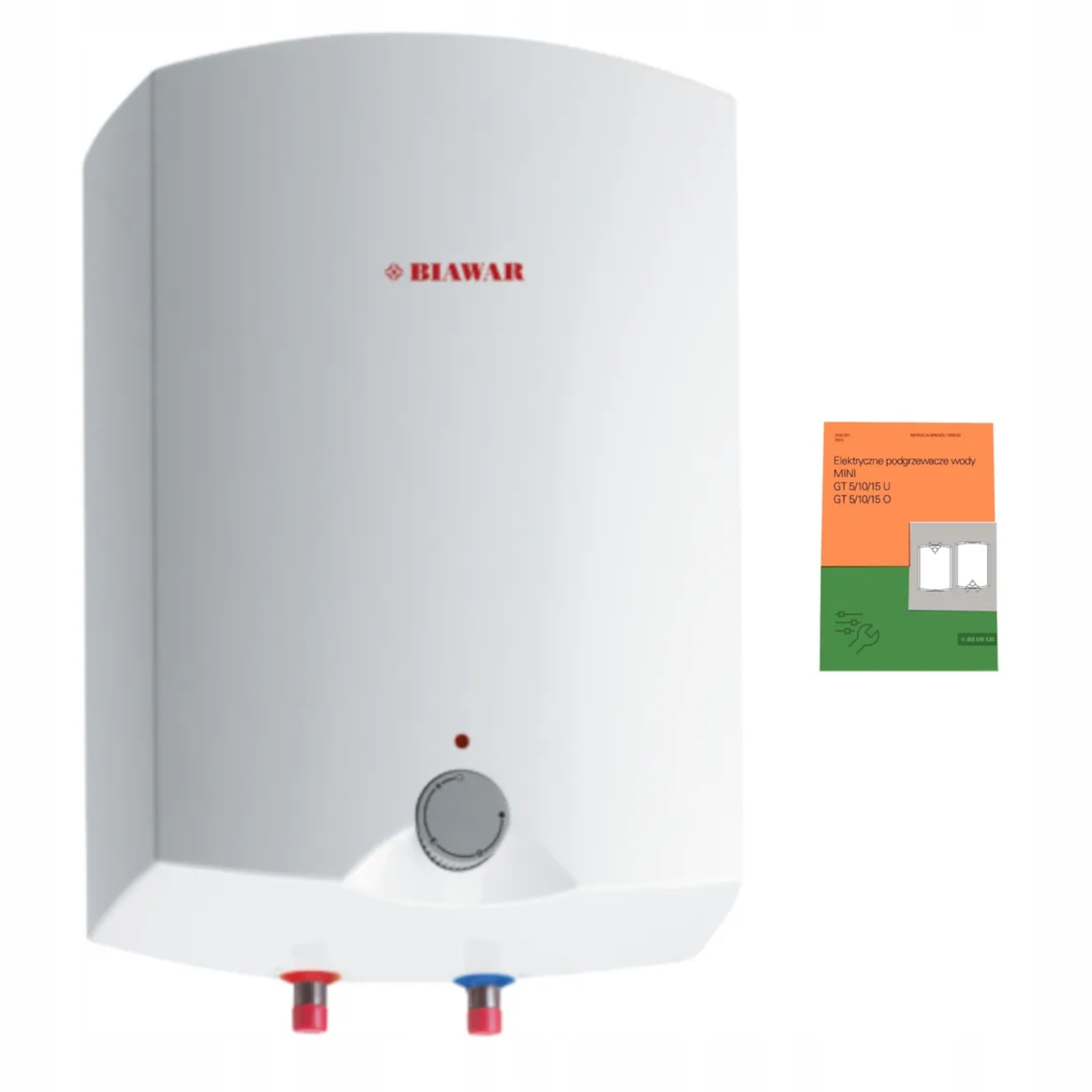 ELEKTRYCZNY BOJLER 5L NADUMYWALKOWY TERMA WISZĄCY ŚCIENNY GRZAŁKA 2000W