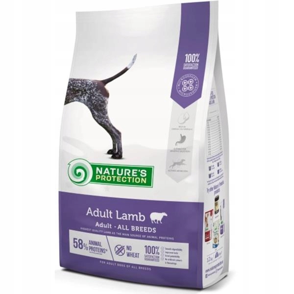 Levně Nature's Protection Dog Dry Adult Lamb 4 kg