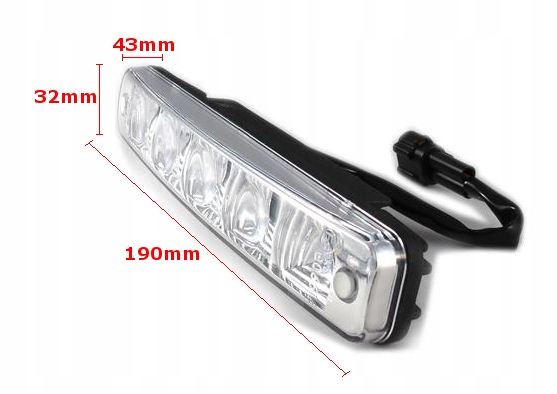 Dzienne Światła Lampy DRL Homologacja LED 507 MOC Temperatura barwowa 6000 K
