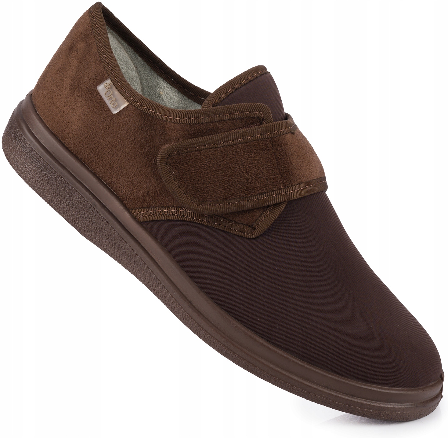 Dr Orto Damskie Buty Ortopedyczne Zdrowotne Na Rzep Brązowe r. 36