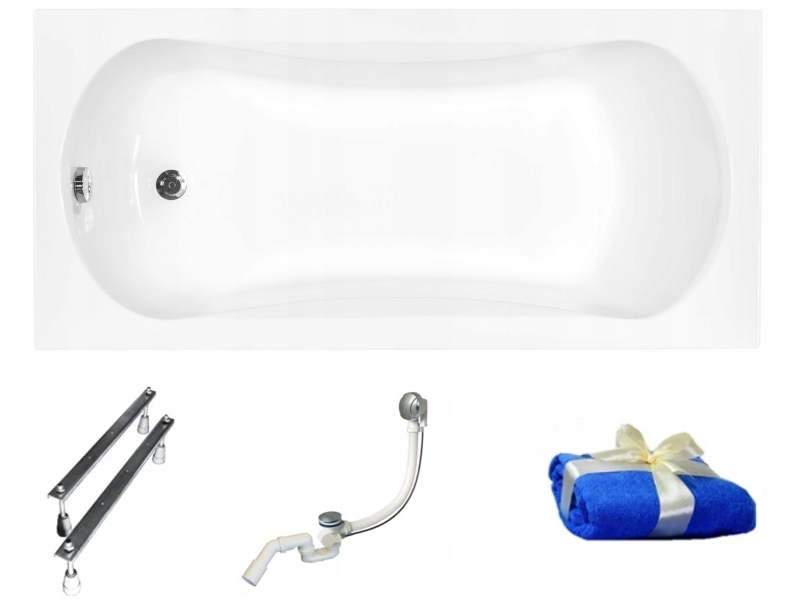 

Besco Aria Prosafe Wanna Akrylowa 150x70 + Syfon