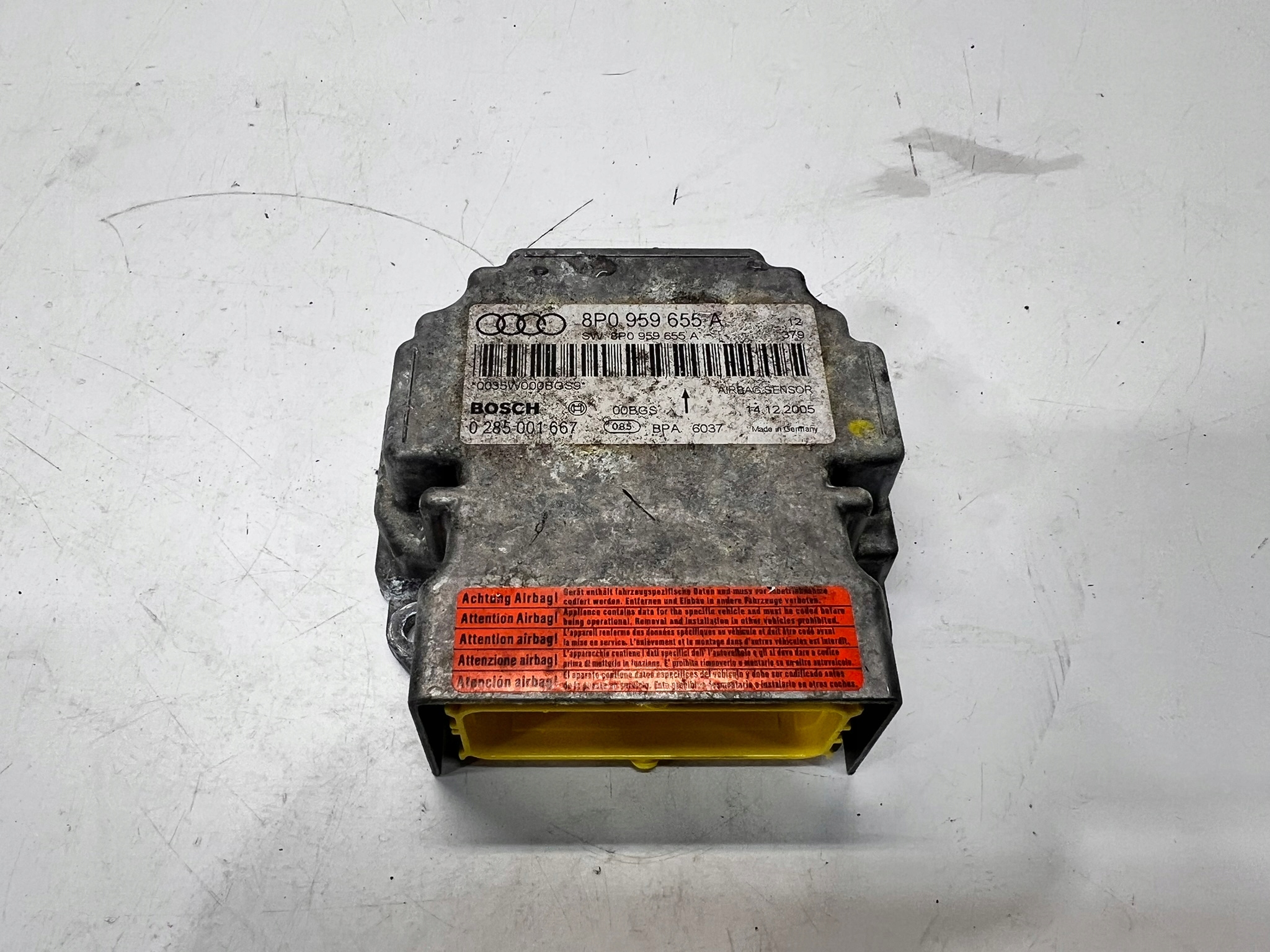 SENSOR airbag airbag AUDI A3 8P 8P0959655A
