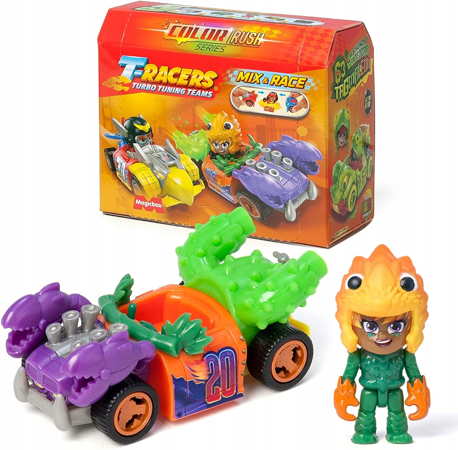 

T-racers Color Rush Seria 5 Autko Z Figurką