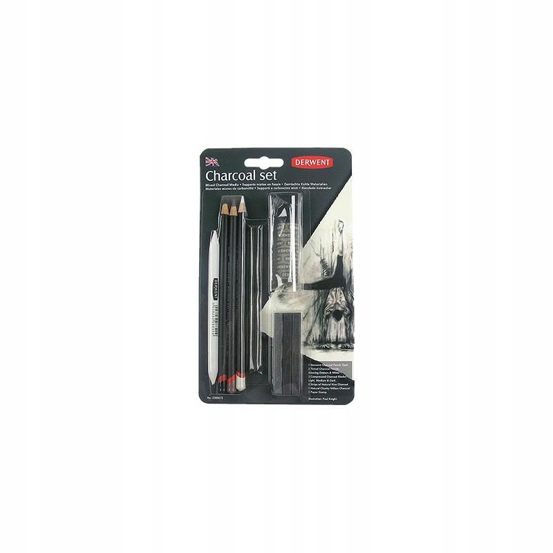 Derwent charcoal set uhlíků