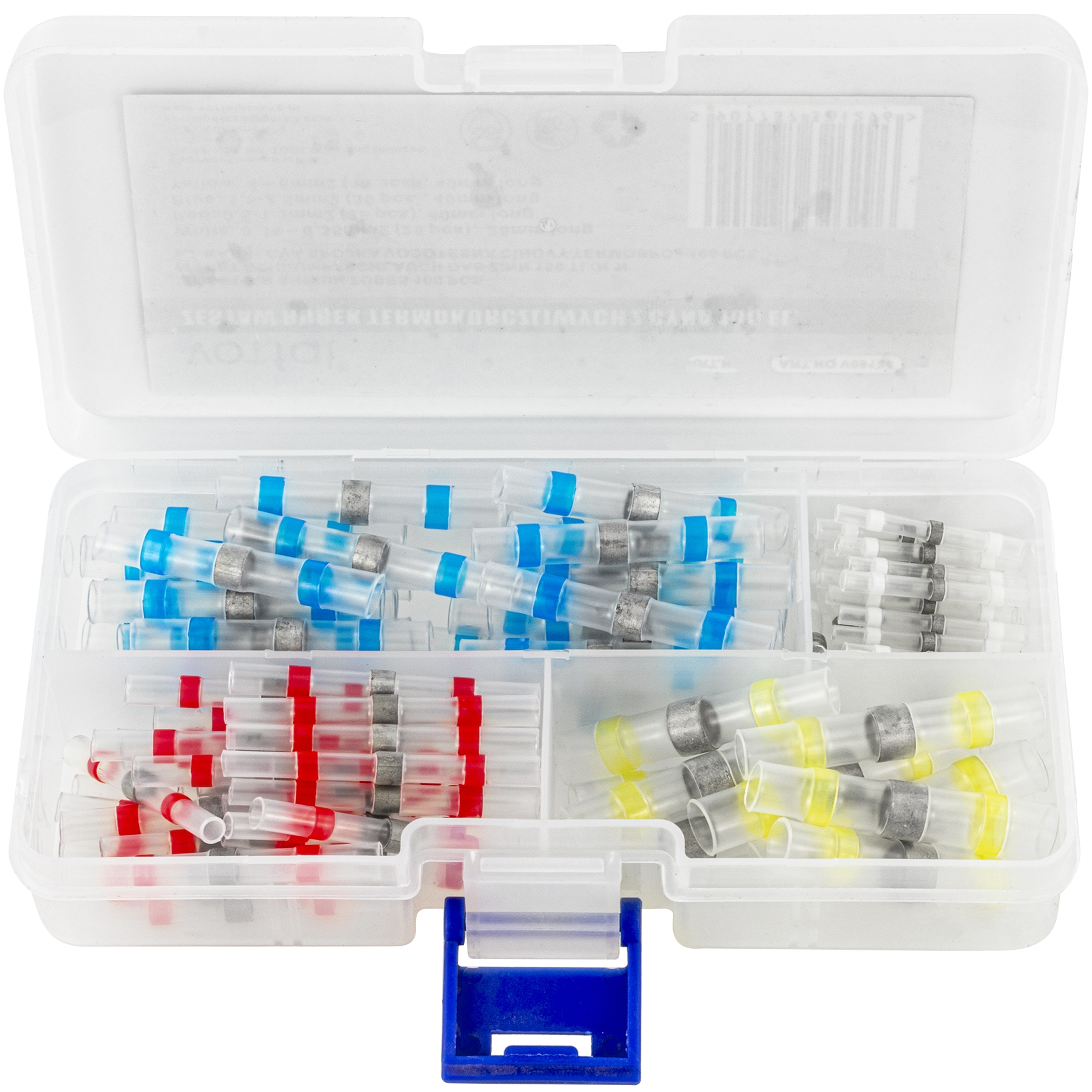 RURKI OSŁONKI TERMOKURCZLIWE Z CYNĄ ZESTAW 100SZT