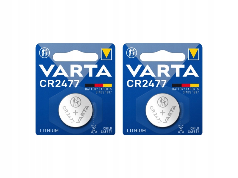 2× Bateria litowa Varta CR2477 1 szt.