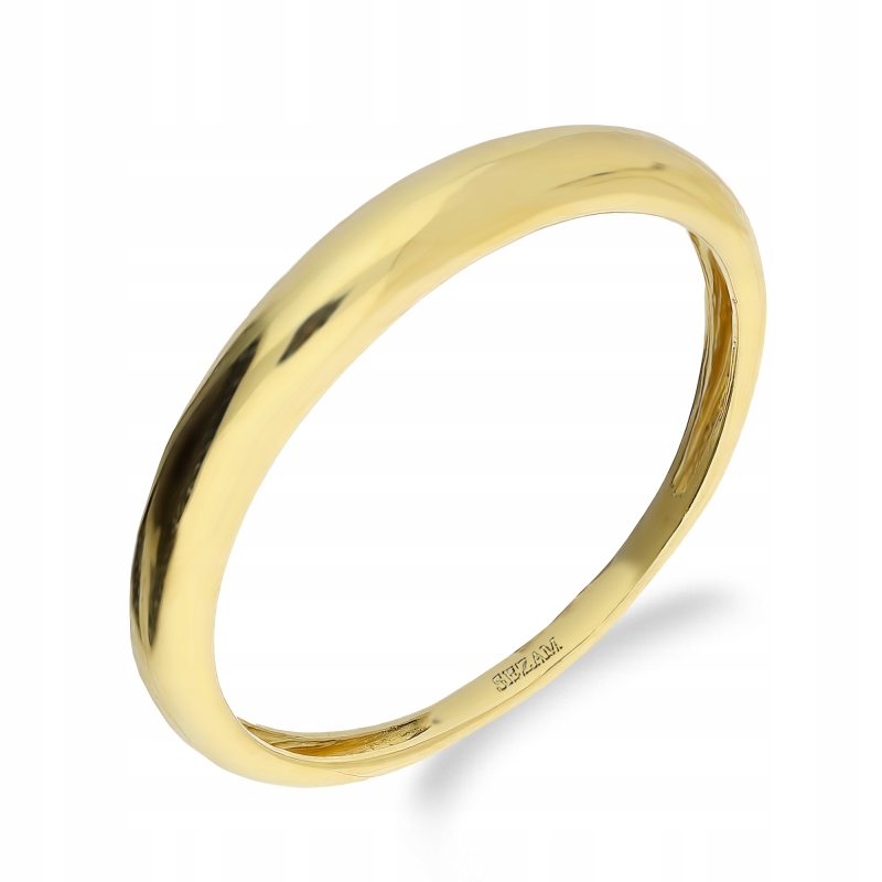 Pierścionek złoty gładka rurka 3mm 585 14k r.15