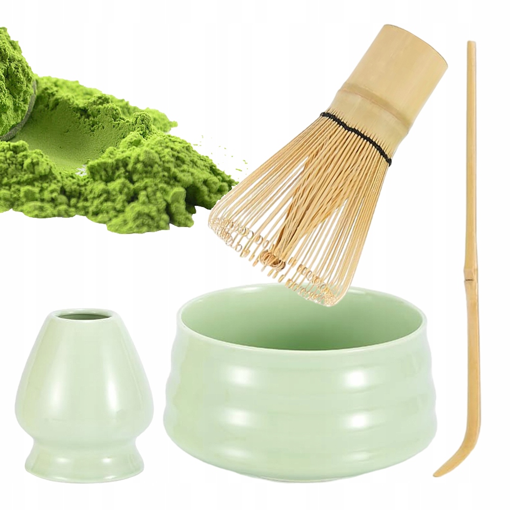Levně Sada Matcha Bambusové Akcesoria Pro Přípravu Čaje Miska