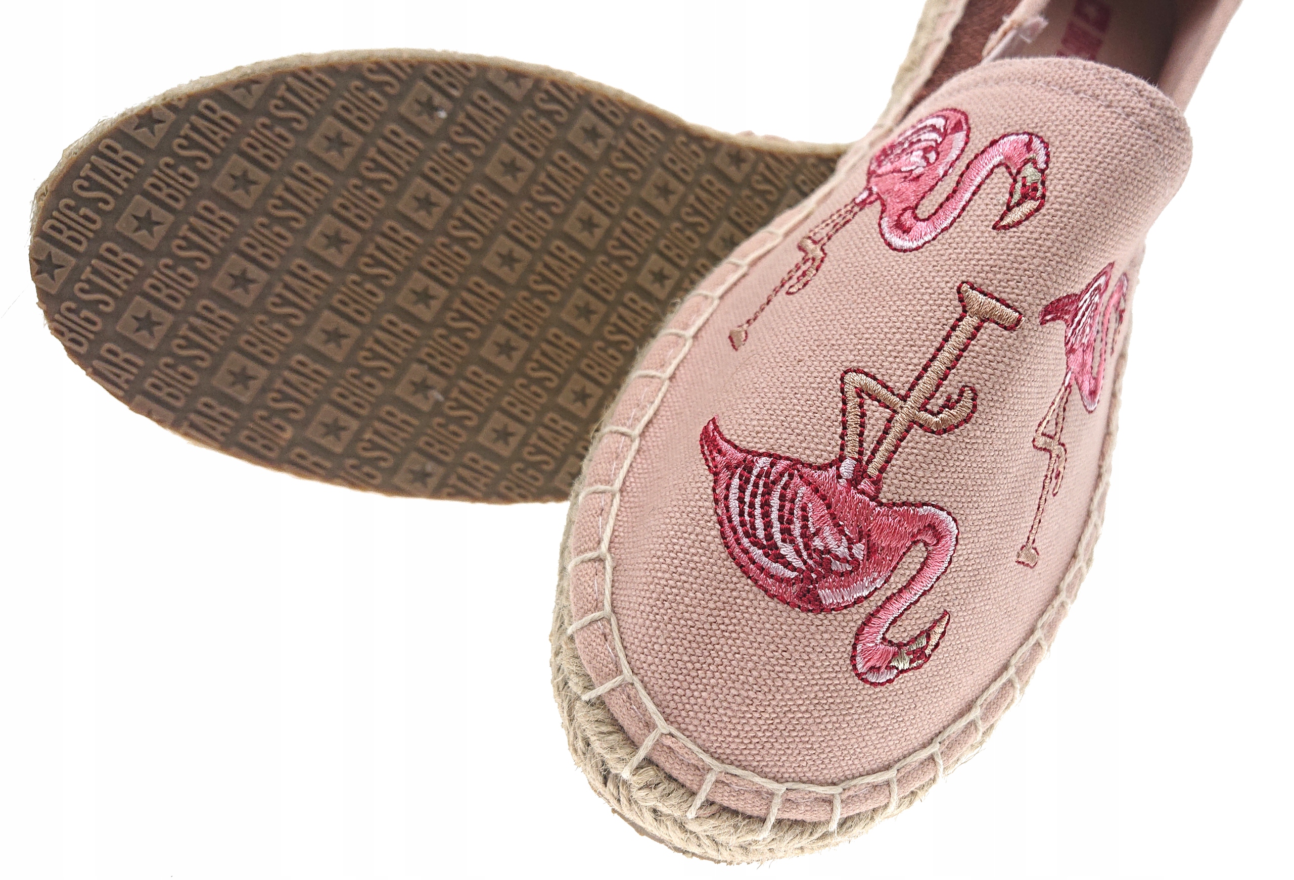 ESPADRYLE TENISÓWKI RÓŻOWE FLAMING BIG STAR 38 Rozmiar 38