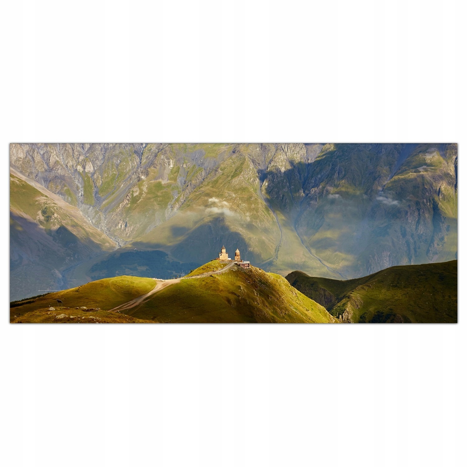 Kavkaz Hory Gruzie 125x50 Skleněné panely do kuchyně