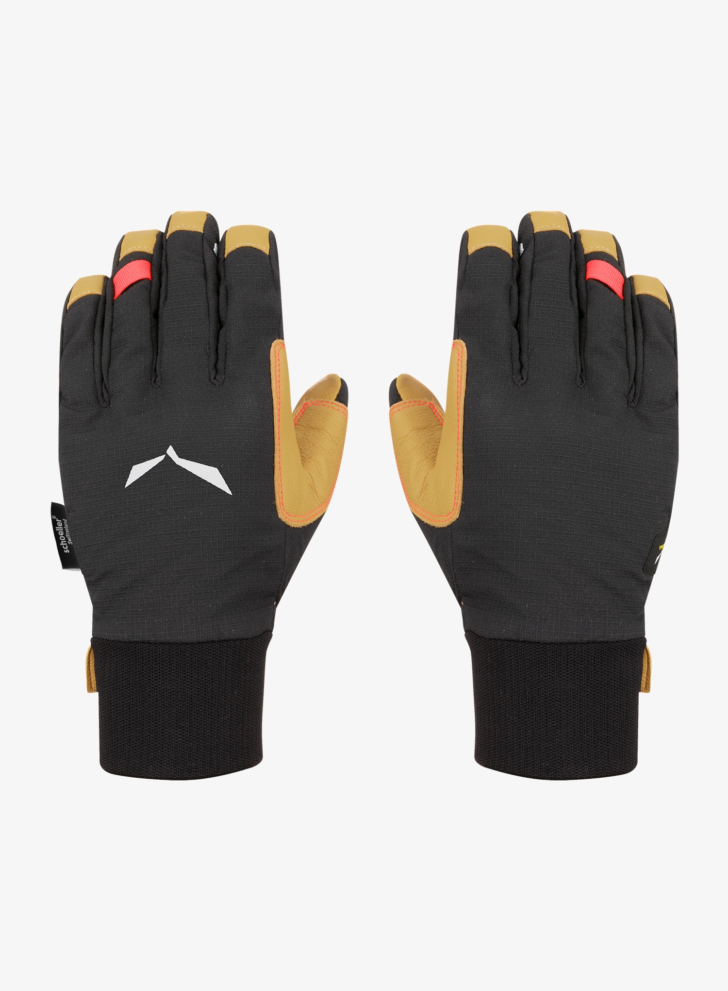 Dámské softshellové rukavice Salewa Ortles Dst/am Gloves černá barva