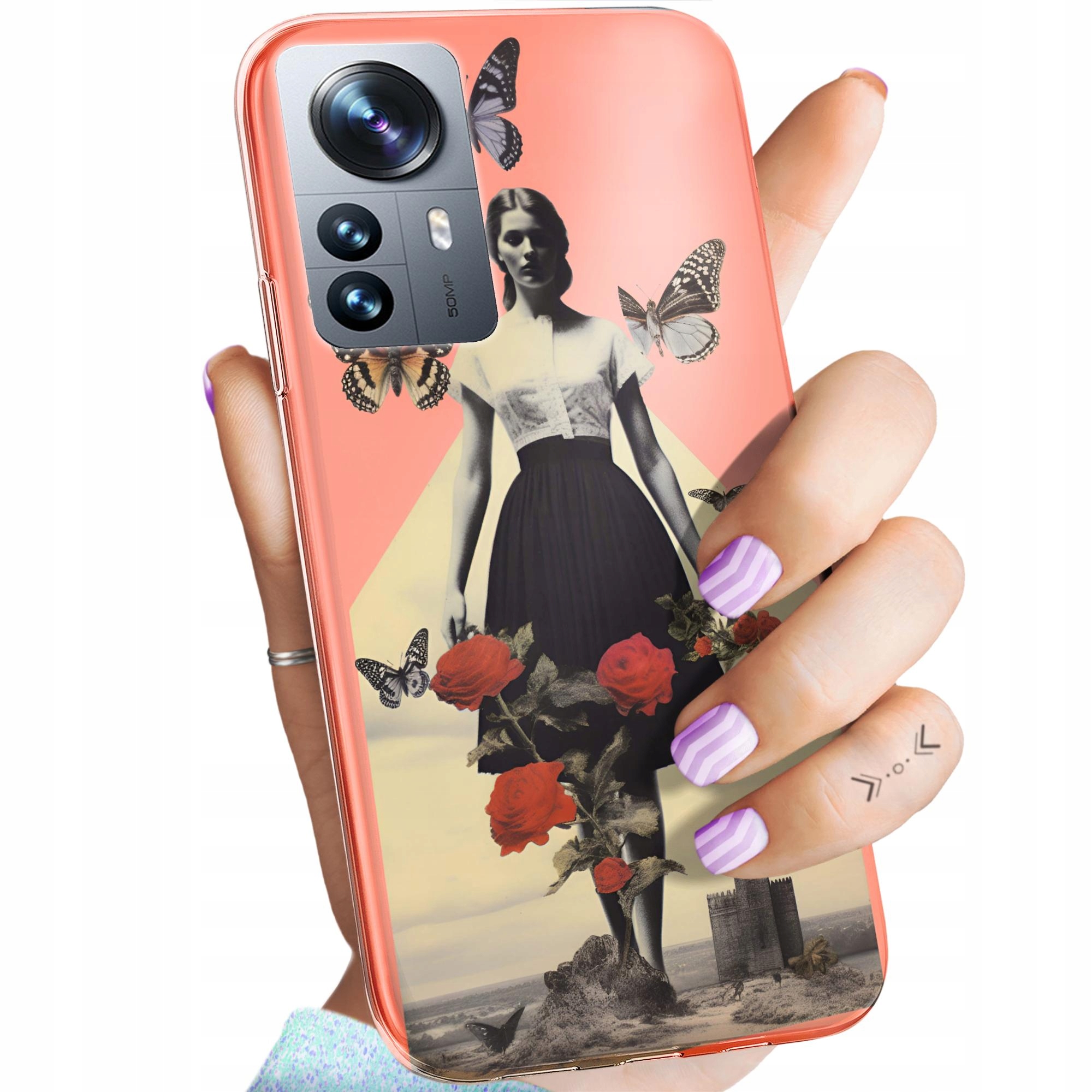 Etui Do Xiaomi 12 Pro 12S Pro Collage Retro Vintage Obudowa Case