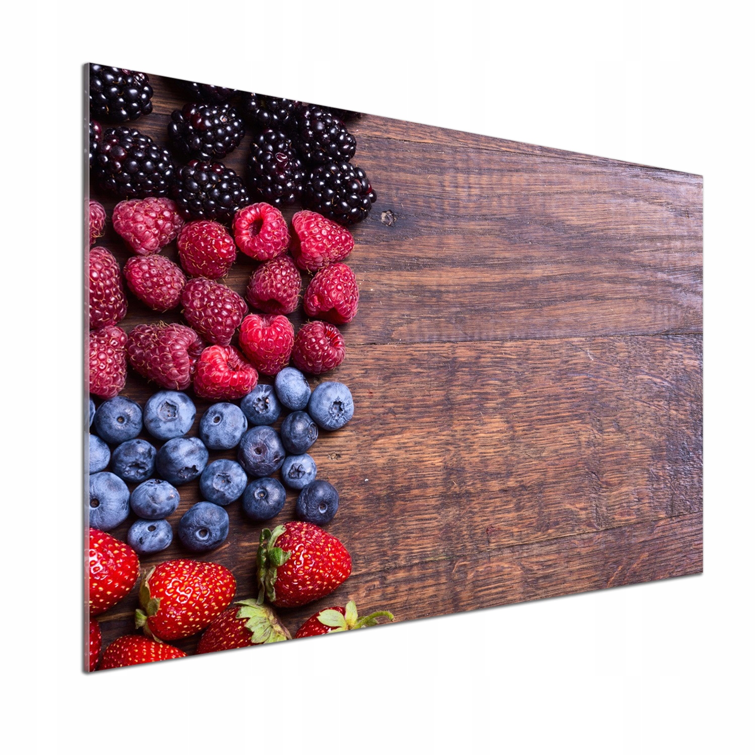 Panel dekor sklo Lesné ovocie 100x70 cm Lepidlo