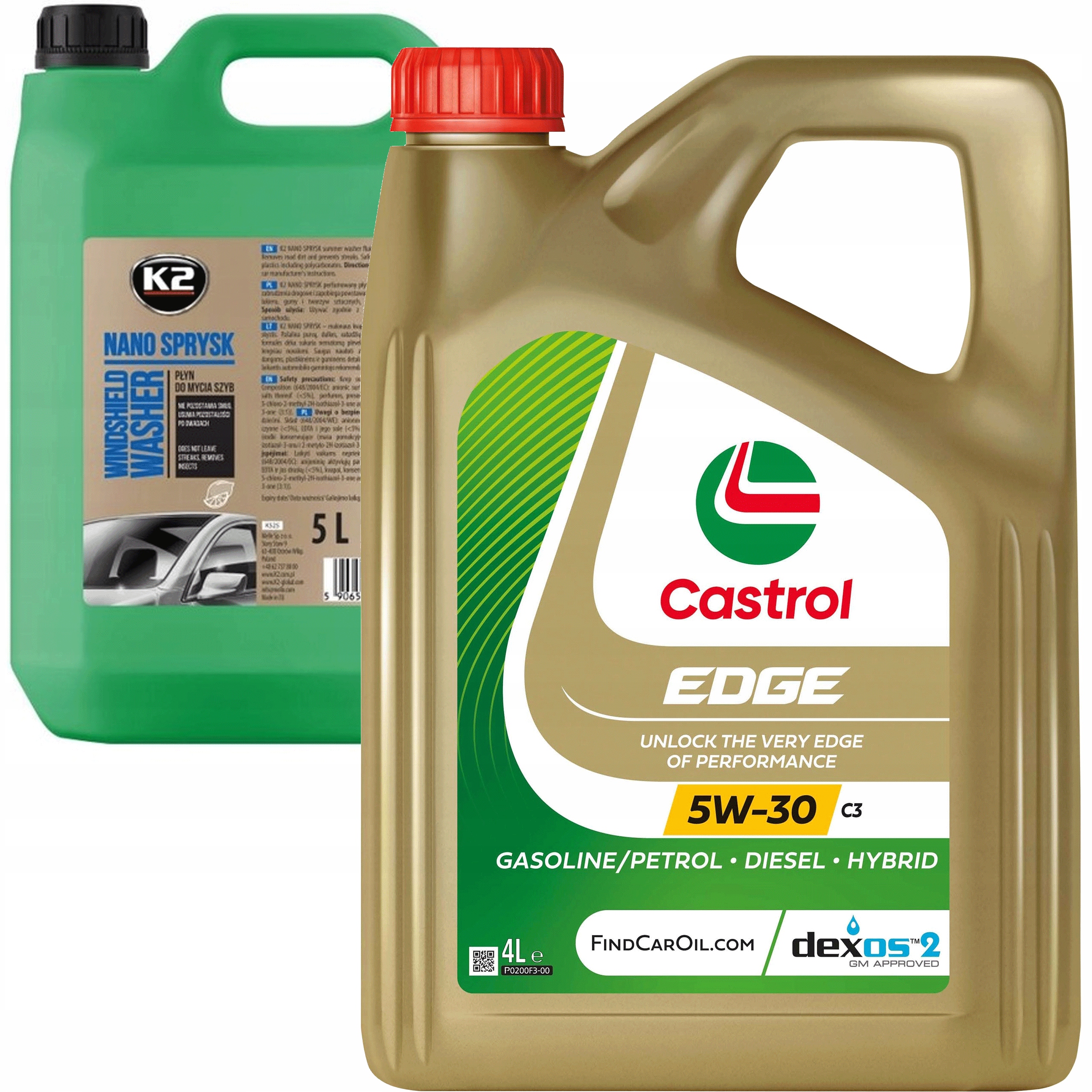 Olej Castrol Edge 5W-30 C3 4L K2 Nano sprej 5L