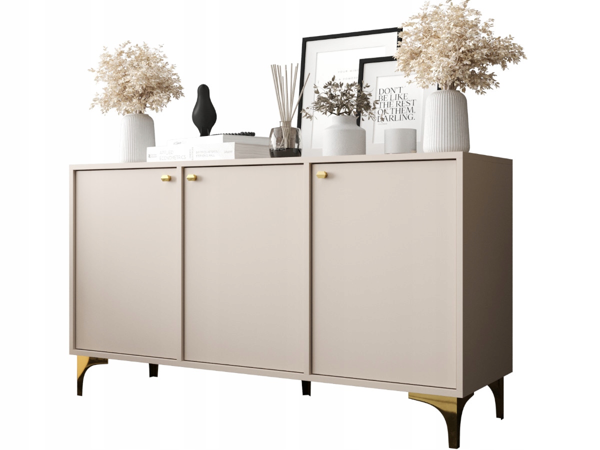 Komoda 3-dvéřová 125x72x41 Vysoké nohy, nábytkový systém Orient LT1-12 O-sofa