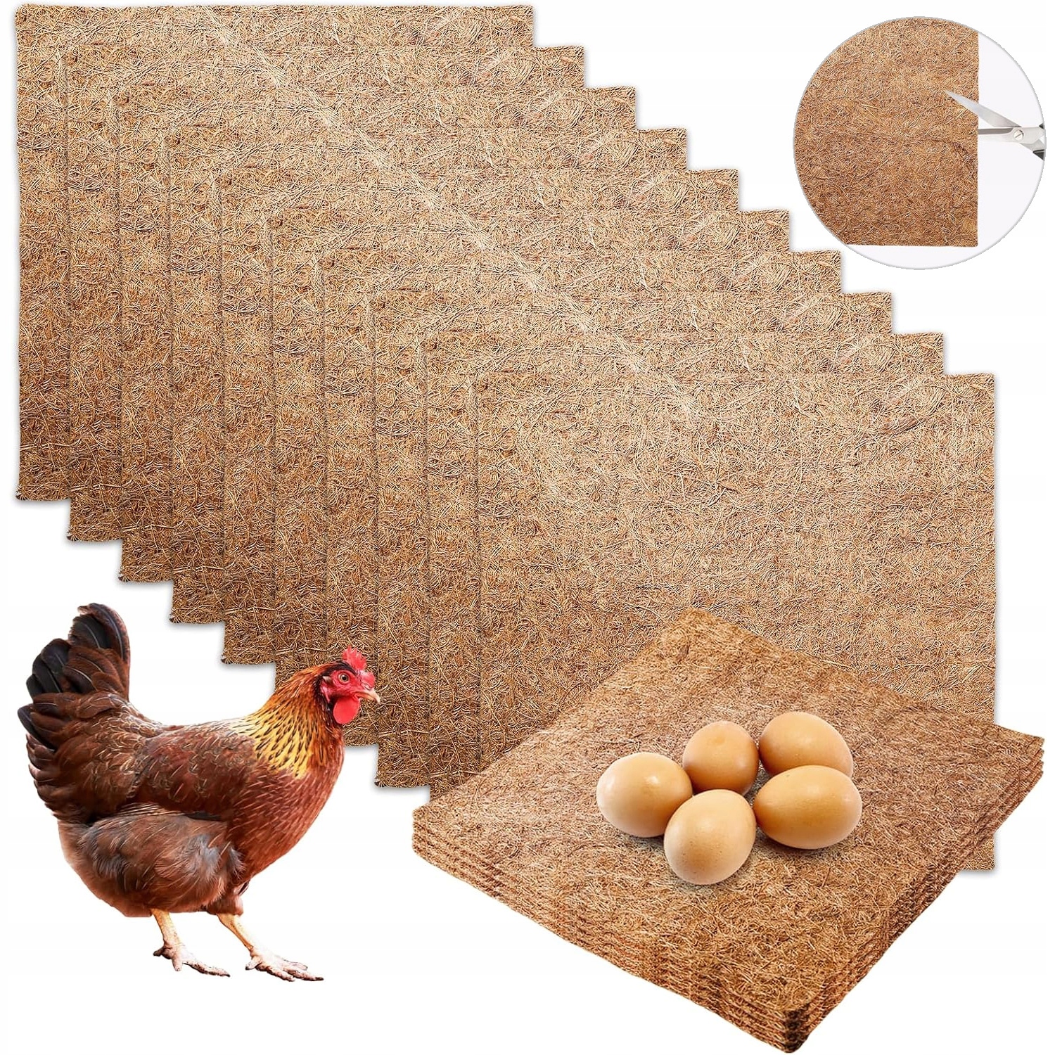 Levně Kokosová Podložka Diy, Škrabadlo, Podklad Do Klece, Záchody Pro Králíka, Kočku 10X